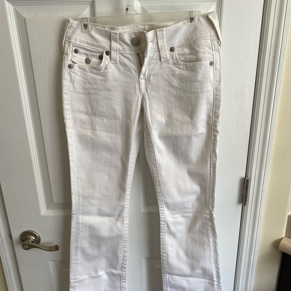 White True Religion jeans